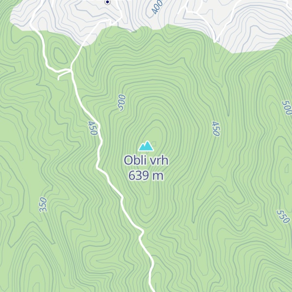 Map of Obli vrh