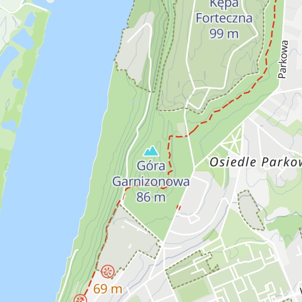 Map of Góra Garnizonowa