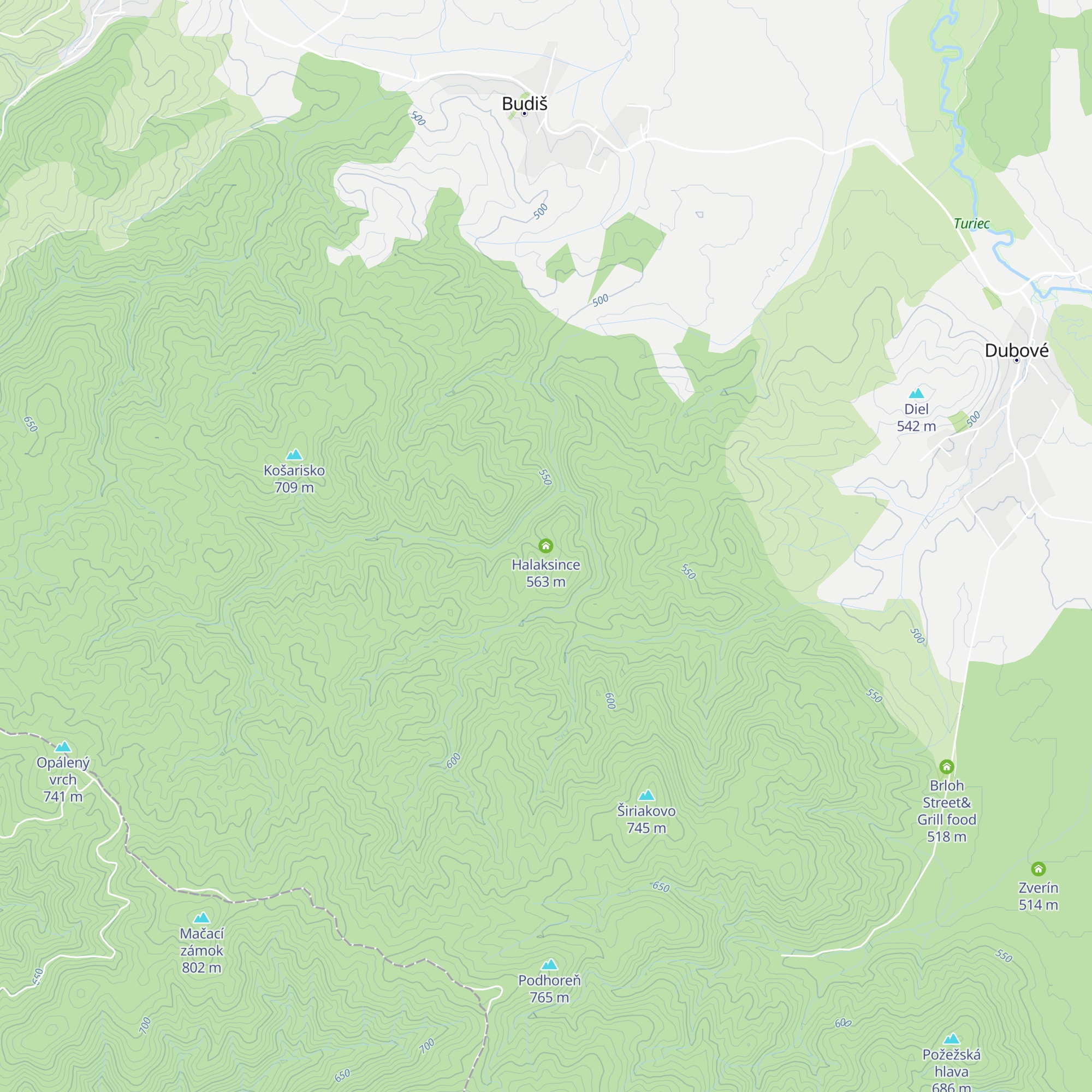 Halaksince map
