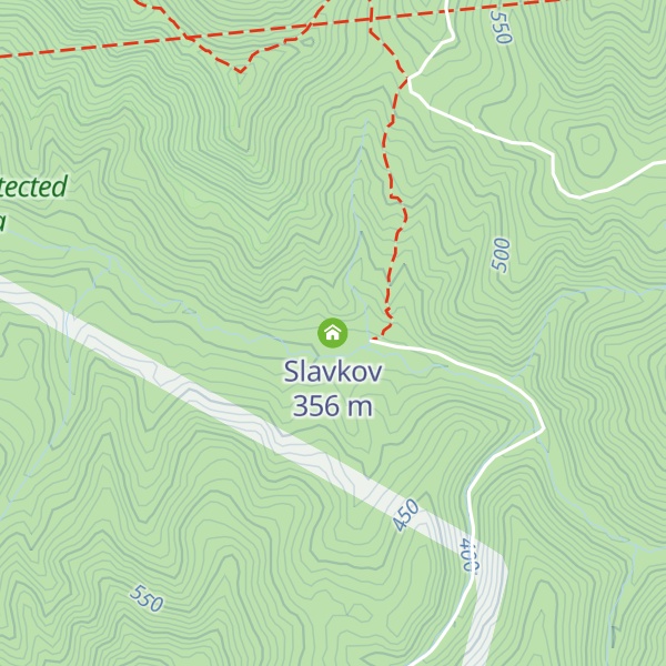Map of Slavkov