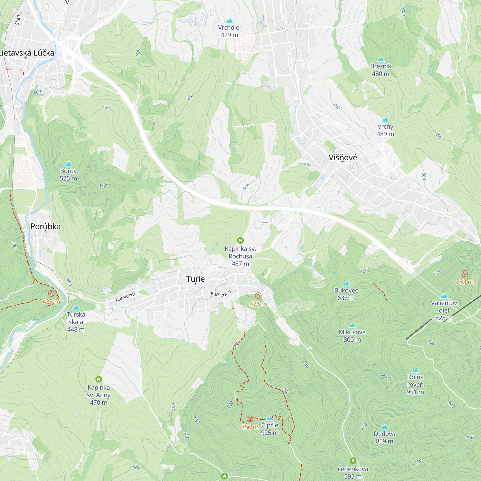 Kaplnka sv. Rochusa map