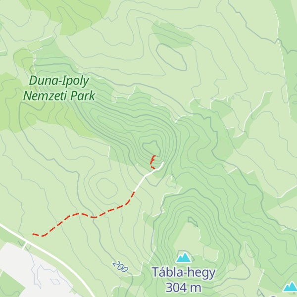 Map of Nagy-Strázsa-hegy