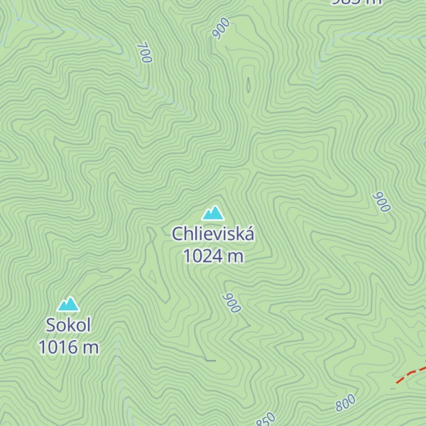 Map of Chlieviská