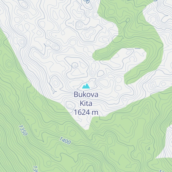 Map of Bukova Kita