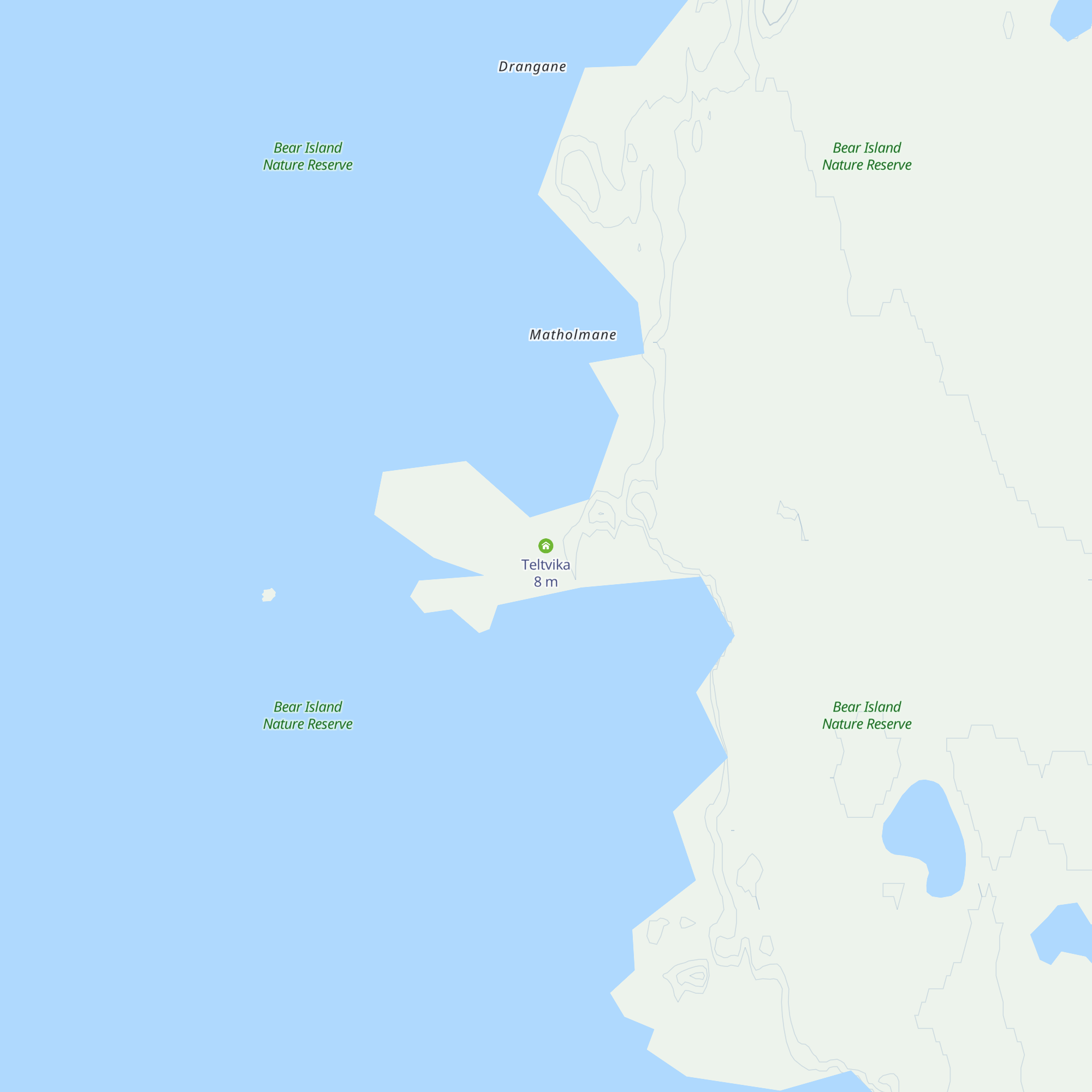 Teltvika map