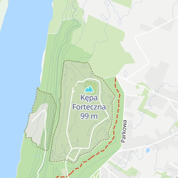 Map of Kępa Forteczna