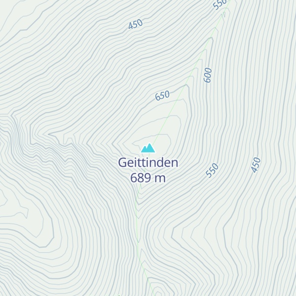 Map of Geittinden