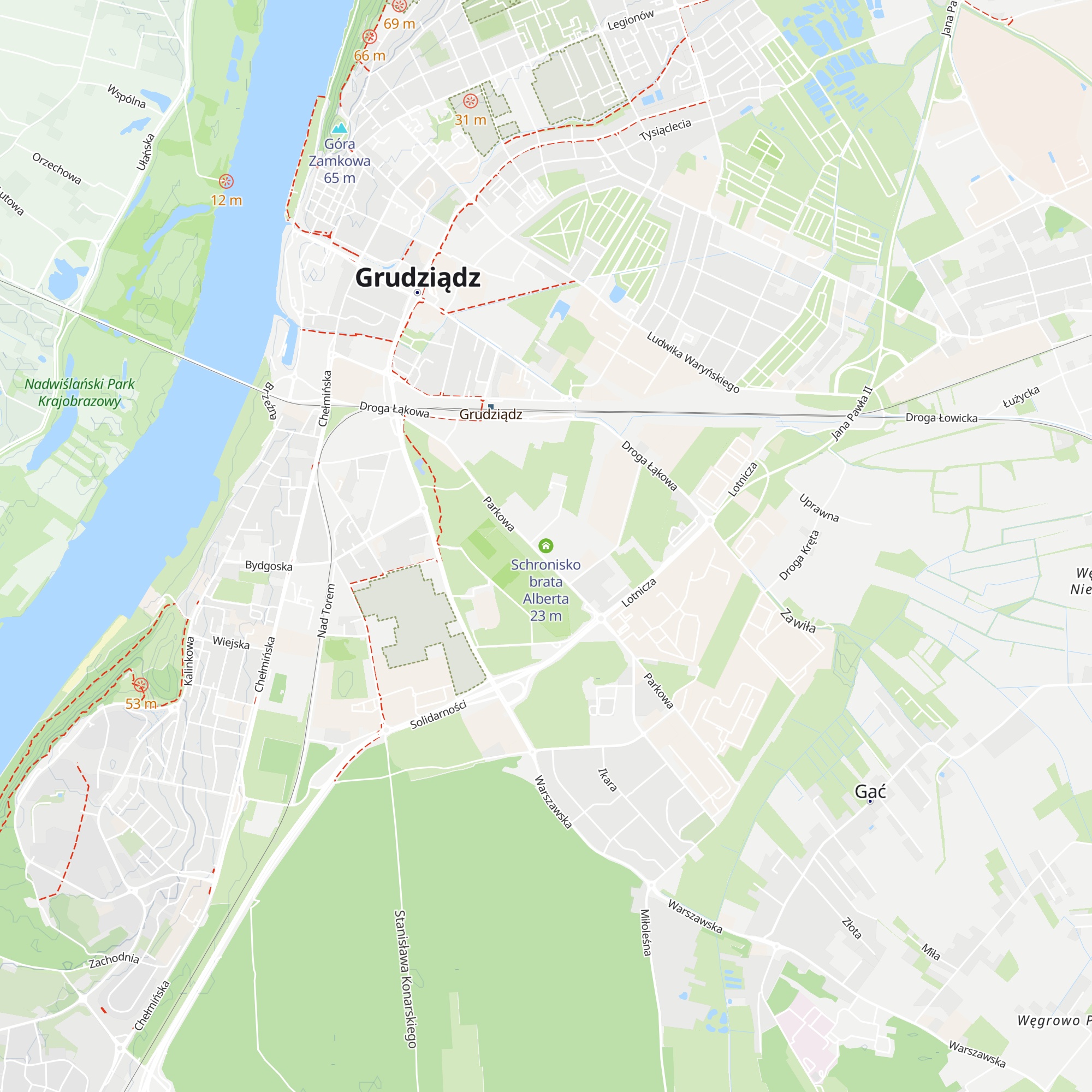 Schronisko brata Alberta map