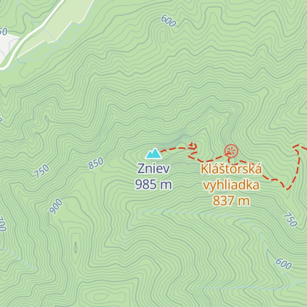 Map of Zniev