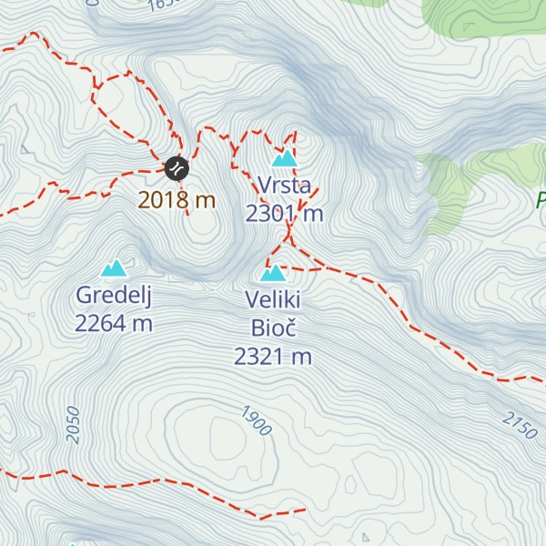Map of Veliki Bioč