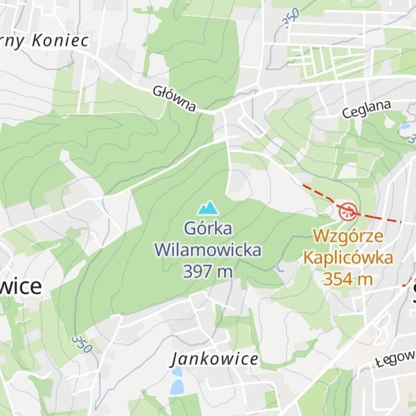 Map of Górka Wilamowicka