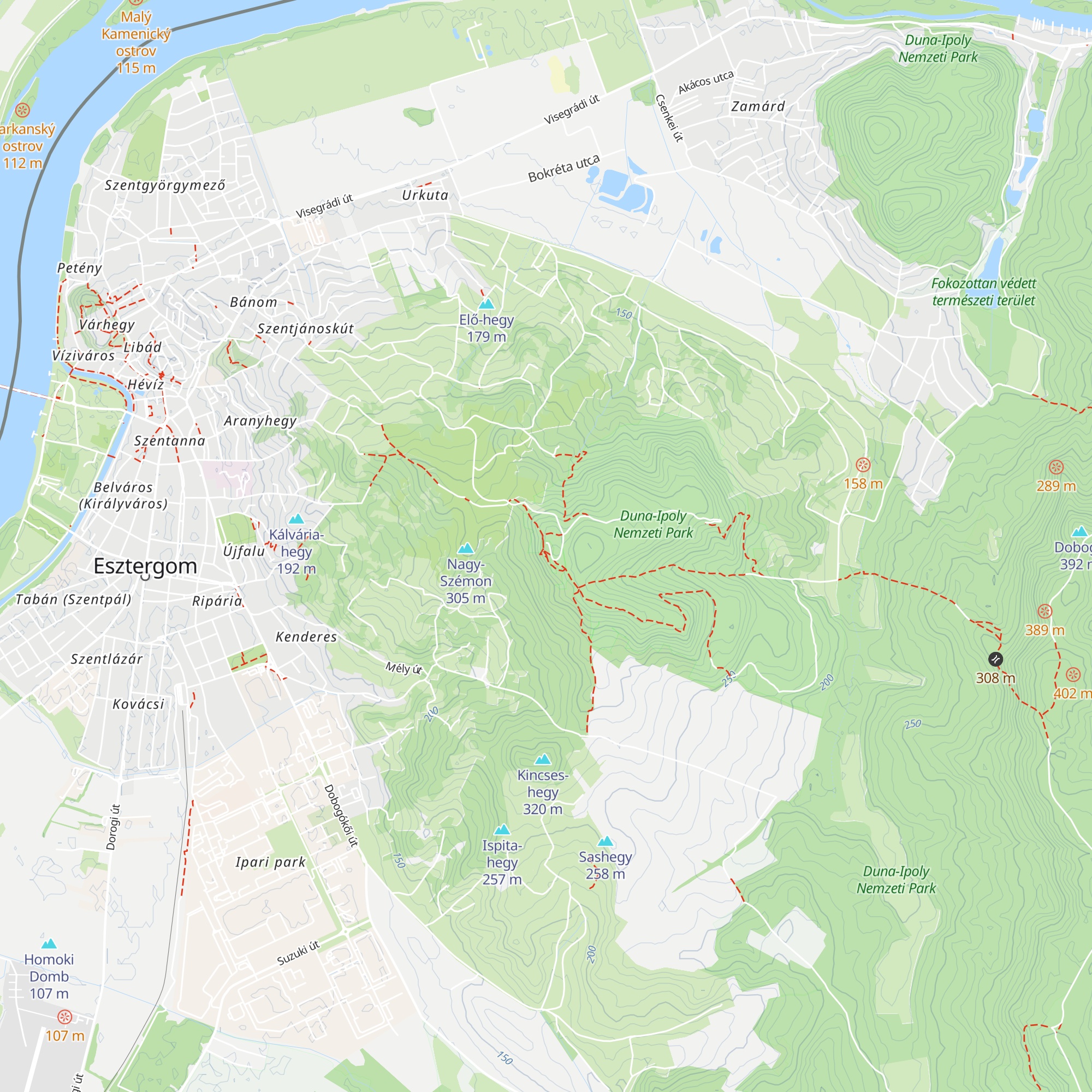 Brilli Gyula menedékház map