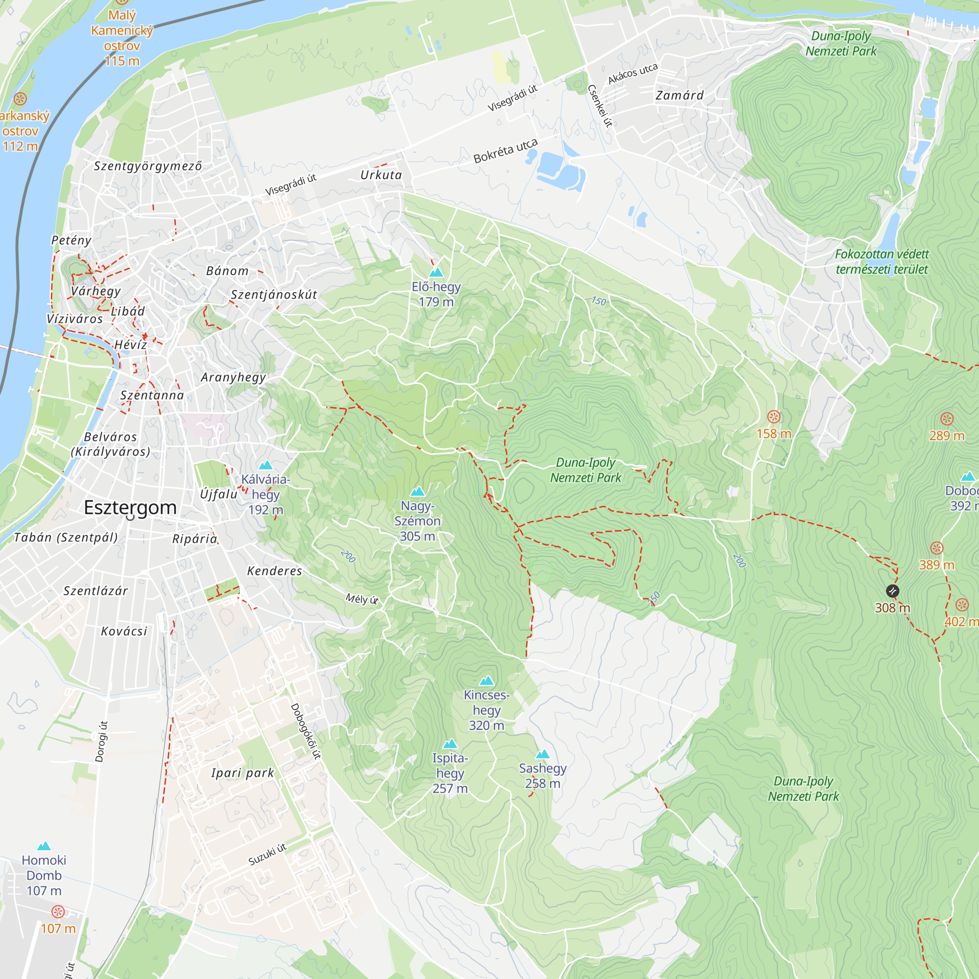 Brilli Gyula menedékház map