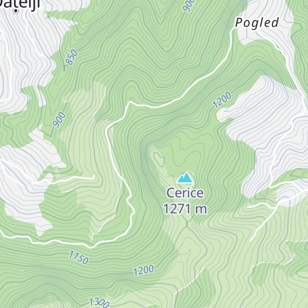 Map of Cjerice