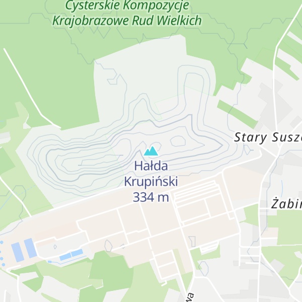 Map of Hałda Krupiński