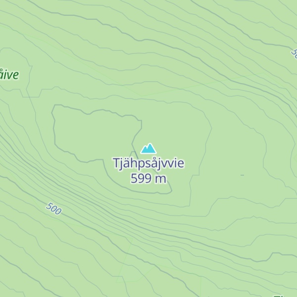Map of Tjähpsåjvvie