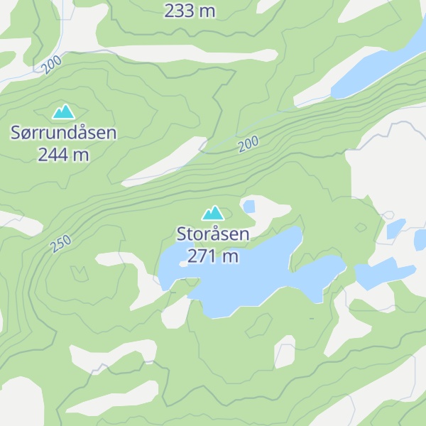 Map of Storåsen