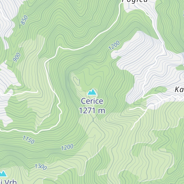 Map of Cerice