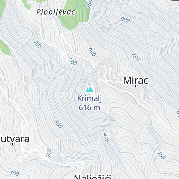 Map of Krimalj