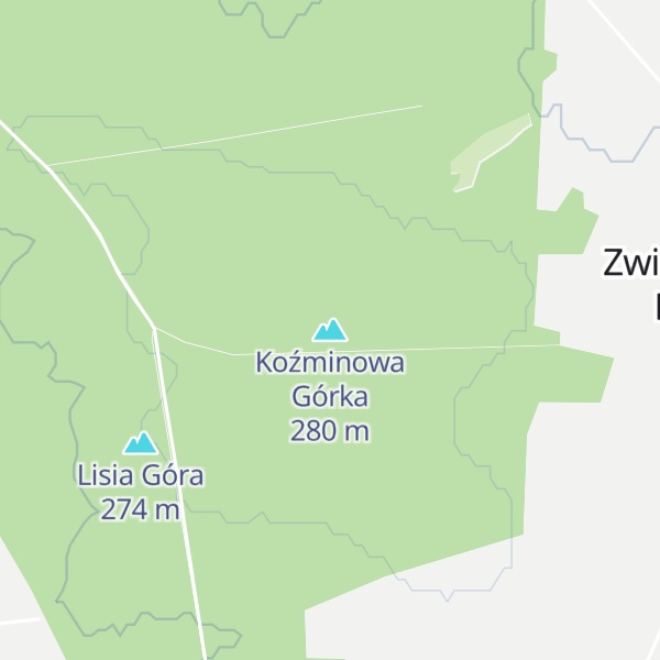 Map of Koźminowa Górka