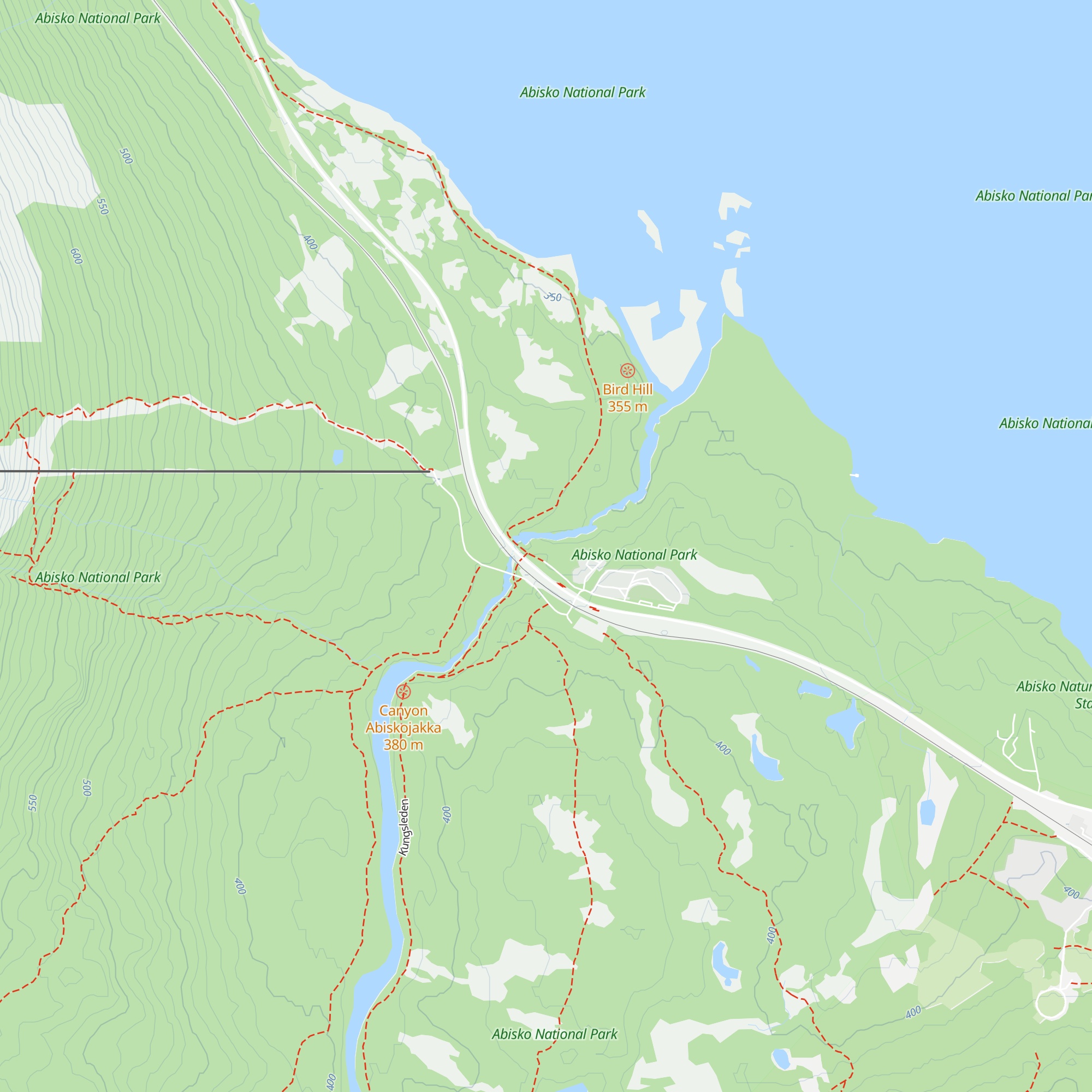 Noulja Ski Hut map