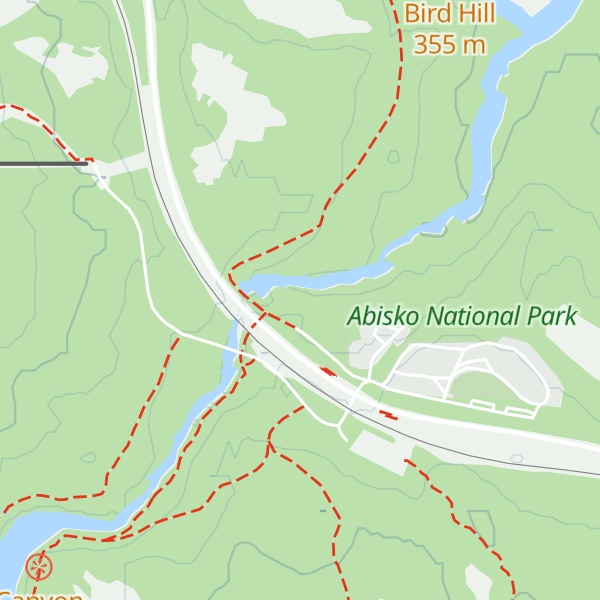 Map of Noulja Ski Hut