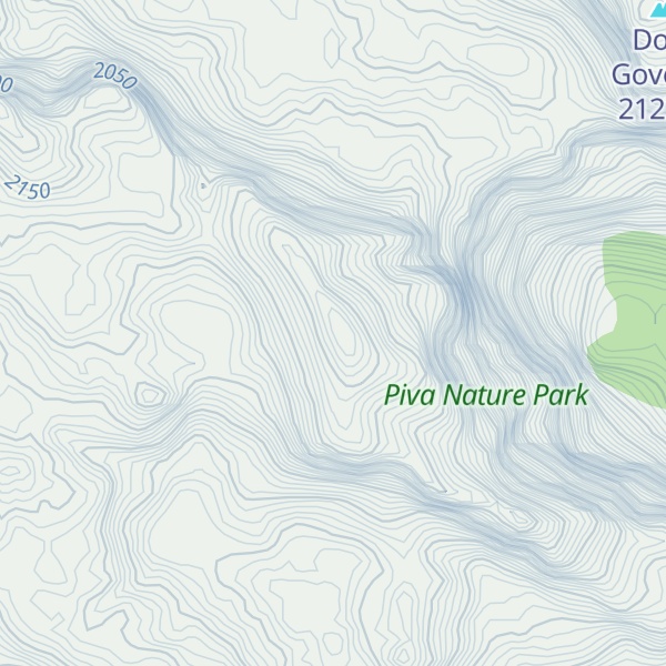 Map of Teljevića lastva
