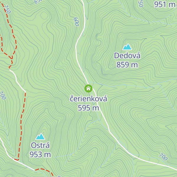 Map of čerienková