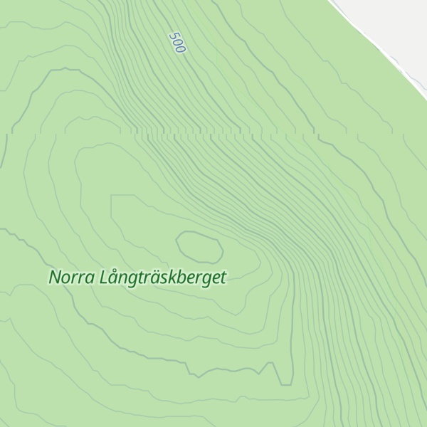 Map of Norra Långträskberget