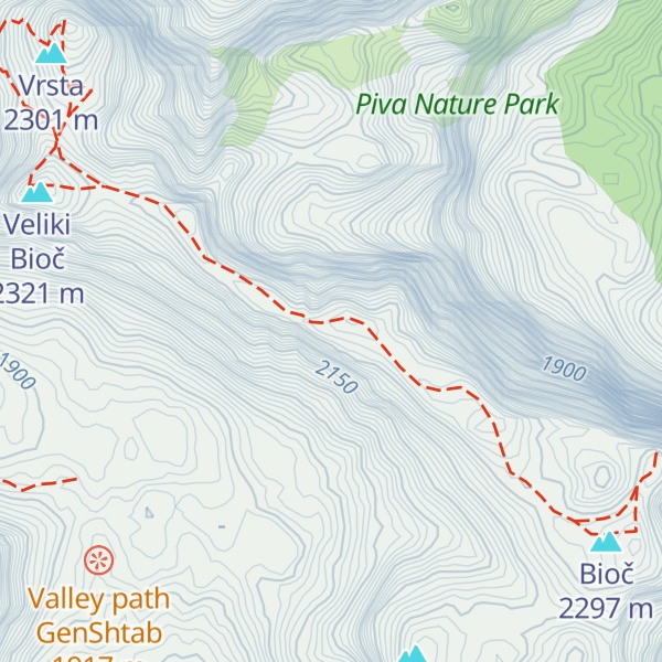 Map of Nož