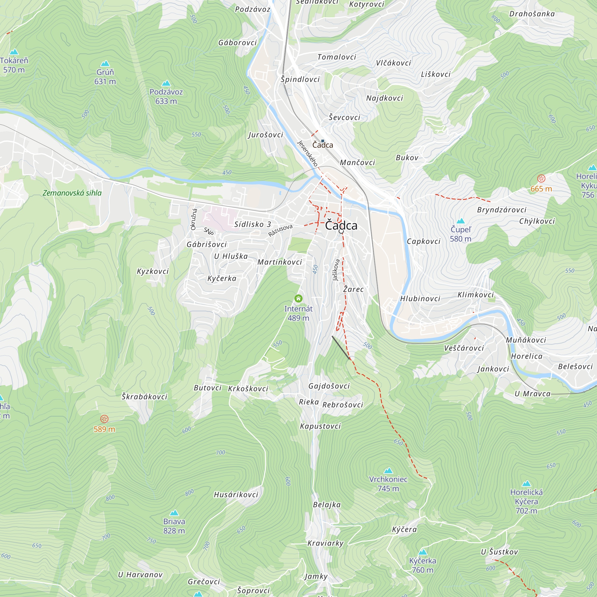 Internát map