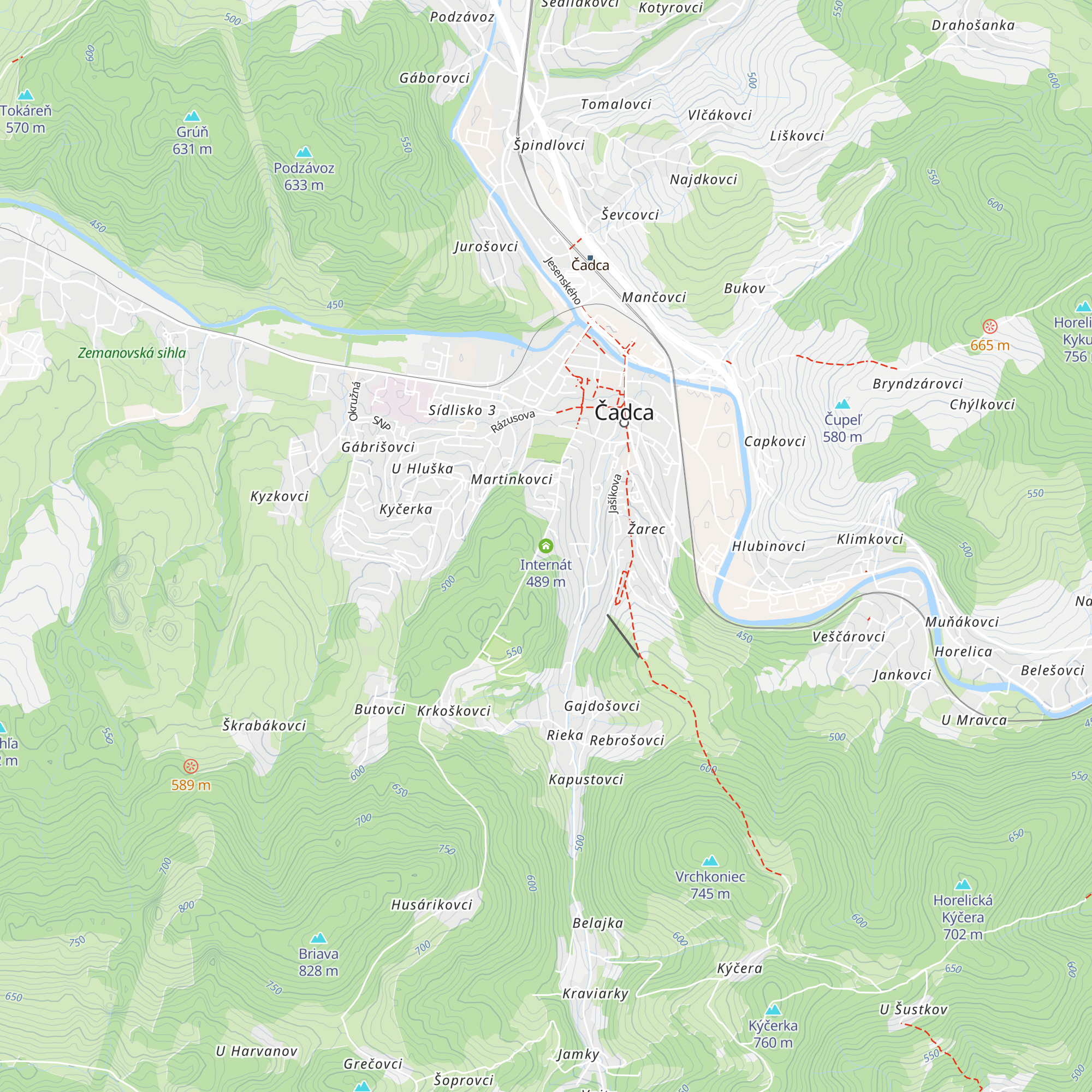 Internát map