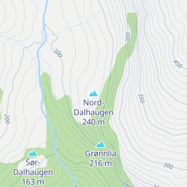 Map of Nord-Dalhaugen