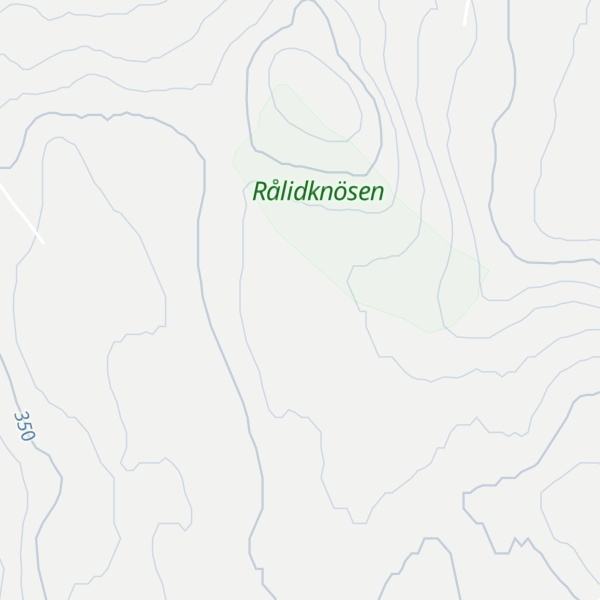 Map of Rålidknösen
