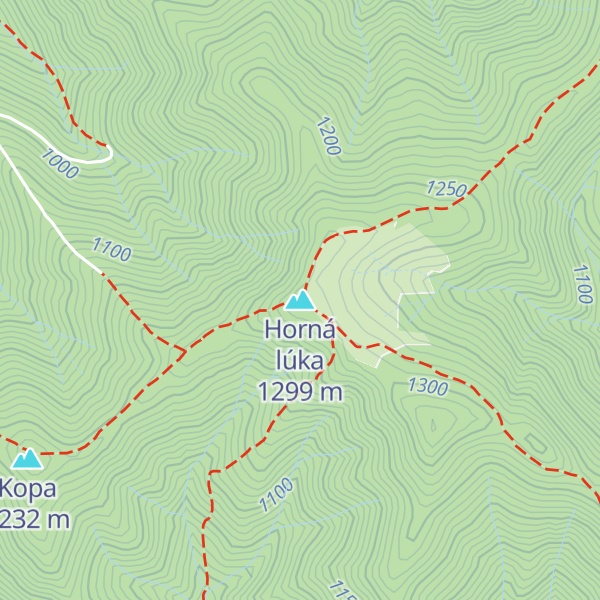 Map of Horná lúka