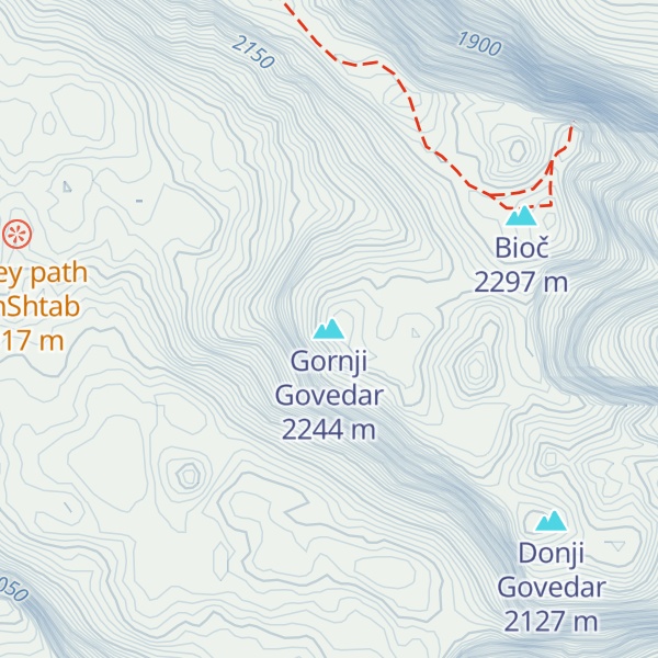 Map of Gornji Govedar