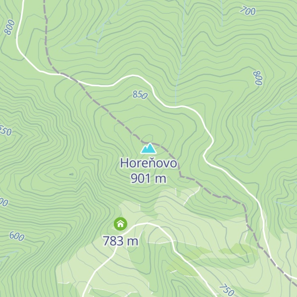 Map of Horeňovo