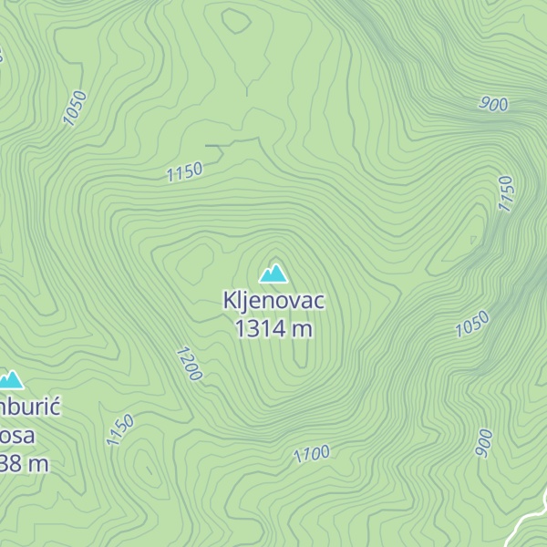Map of Kljenovac
