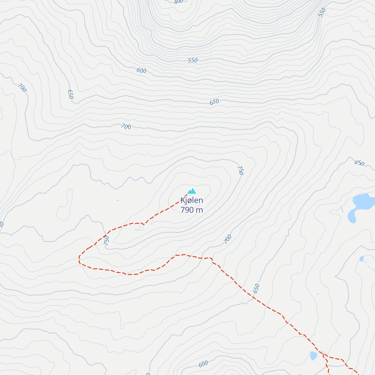 Varmebua på Kjølen map
