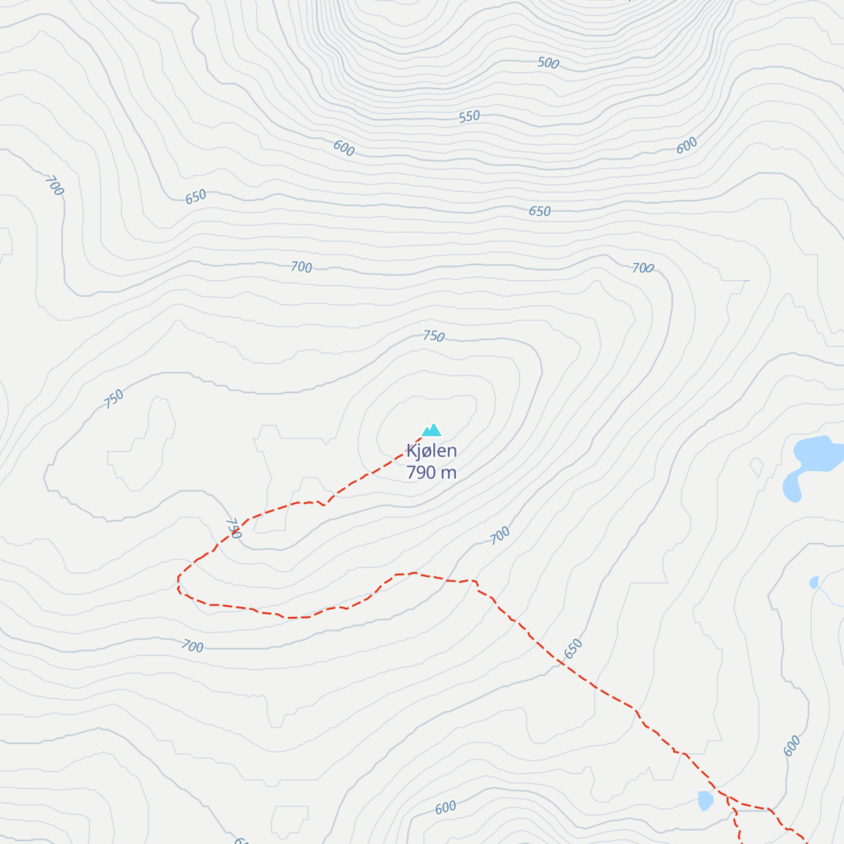 Varmebua på Kjølen map