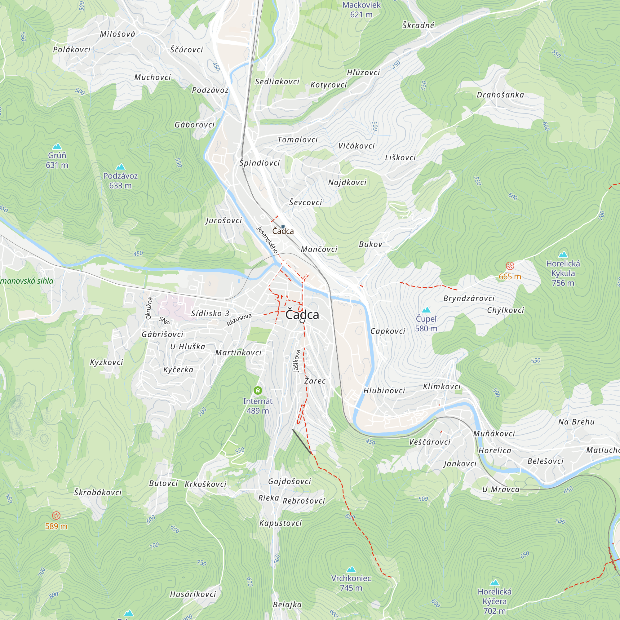 Informačné centrum map