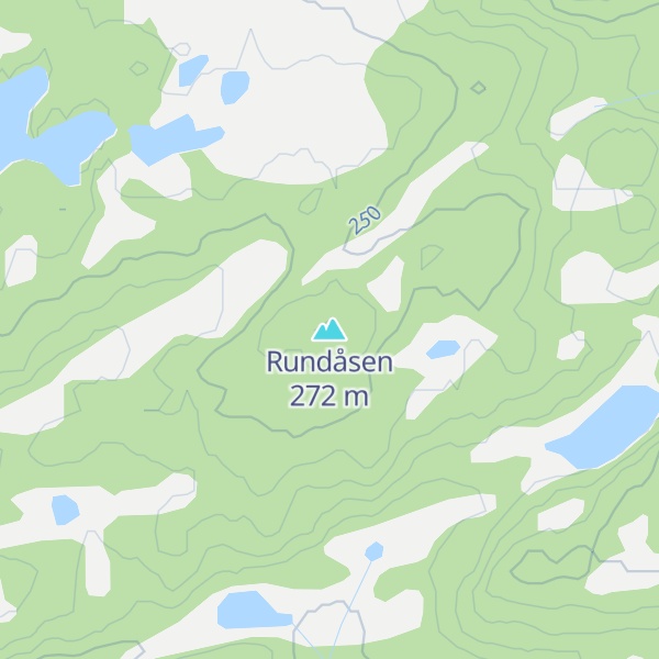 Map of Rundåsen
