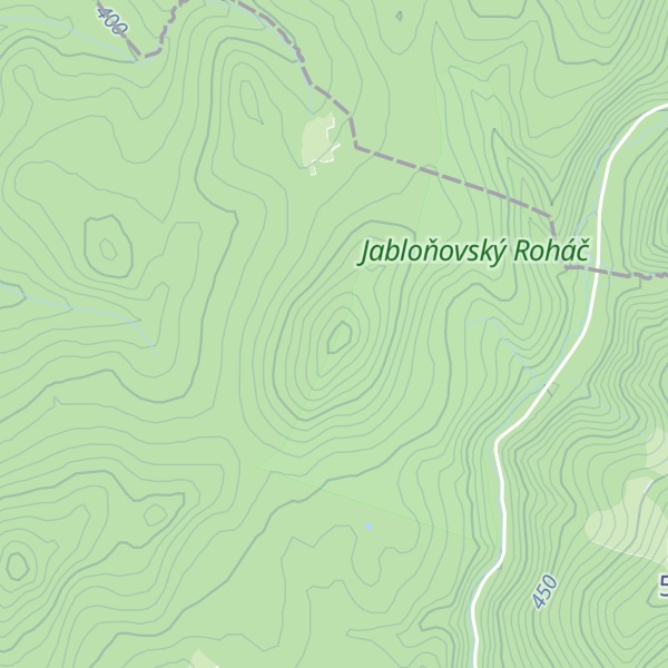 Map of Jabloňovský Roháč