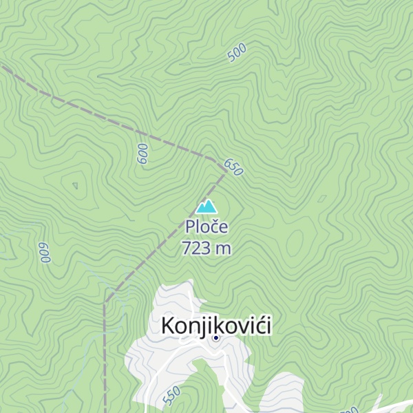 Map of Ploče