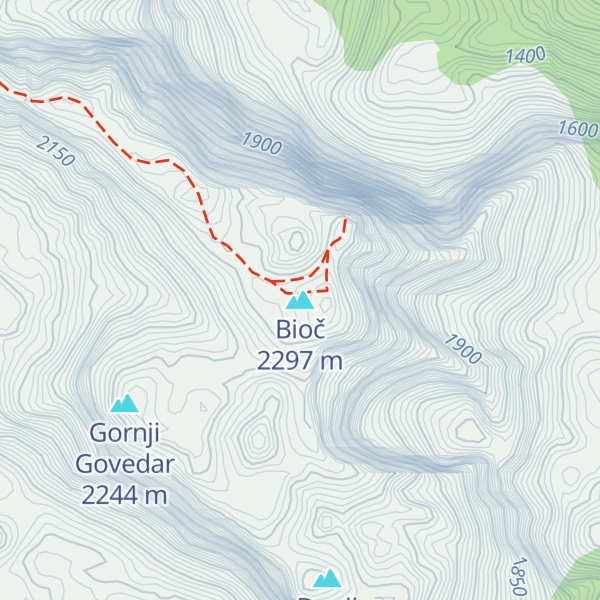 Map of Bioč