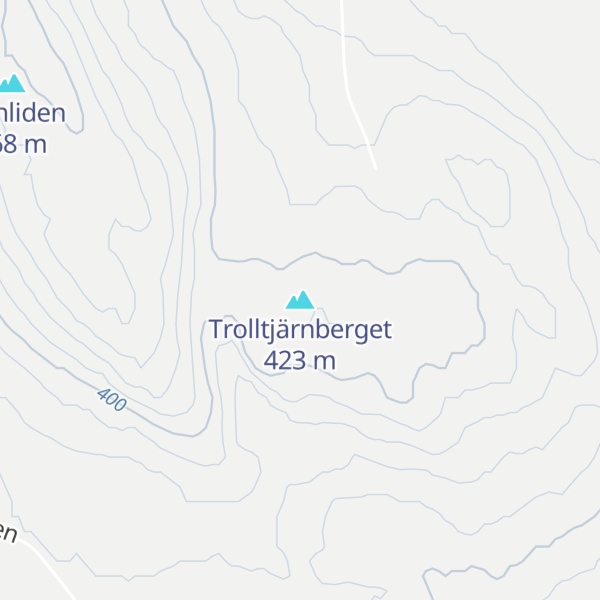 Map of Trolltjärnberget