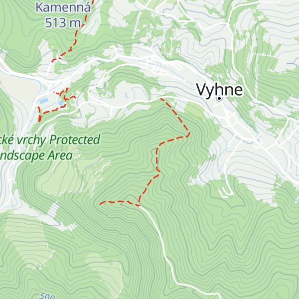 Map of Na Tisovej