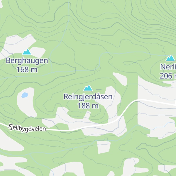 Map of Reingjerdåsen