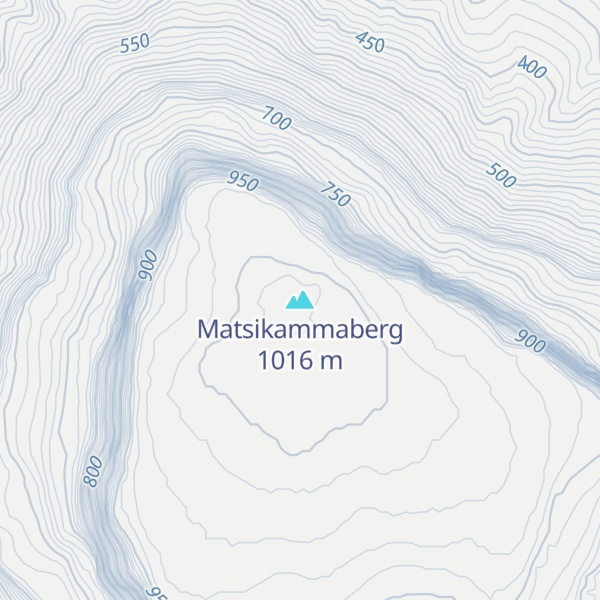 Map of Matsikammaberg
