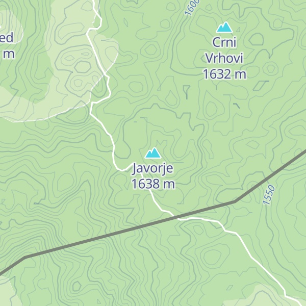 Map of Javorje